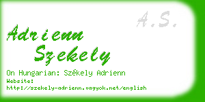 adrienn szekely business card